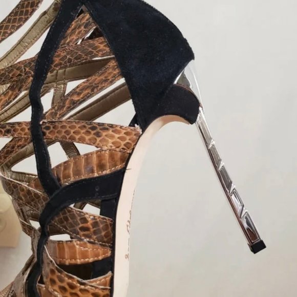 NWOB Sam Edelman Sydney Tribal Caged Heels - Picture 6 of 8